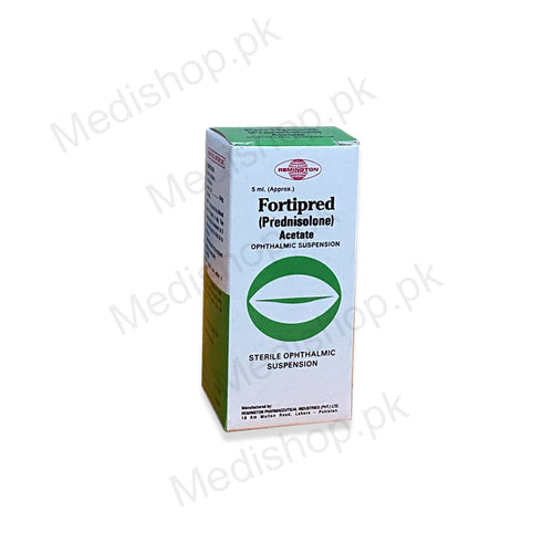 Fortipred eye drops prednisolone acetate remington pharma