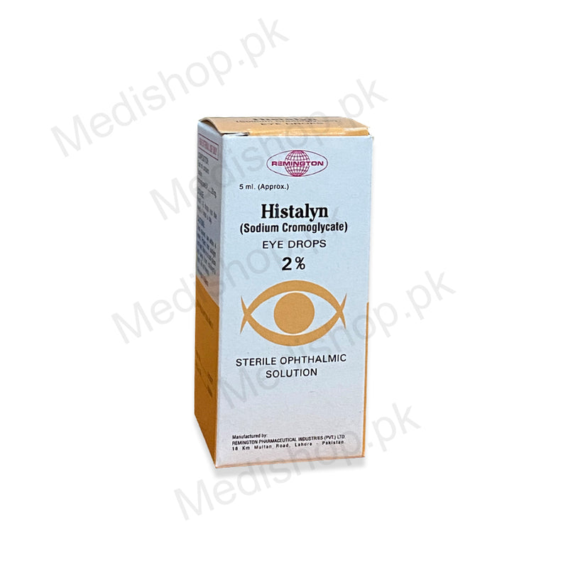 Histalyn Eye Drops 2% 15ml Sodium cromoglycate remington pharma eyecare treatment