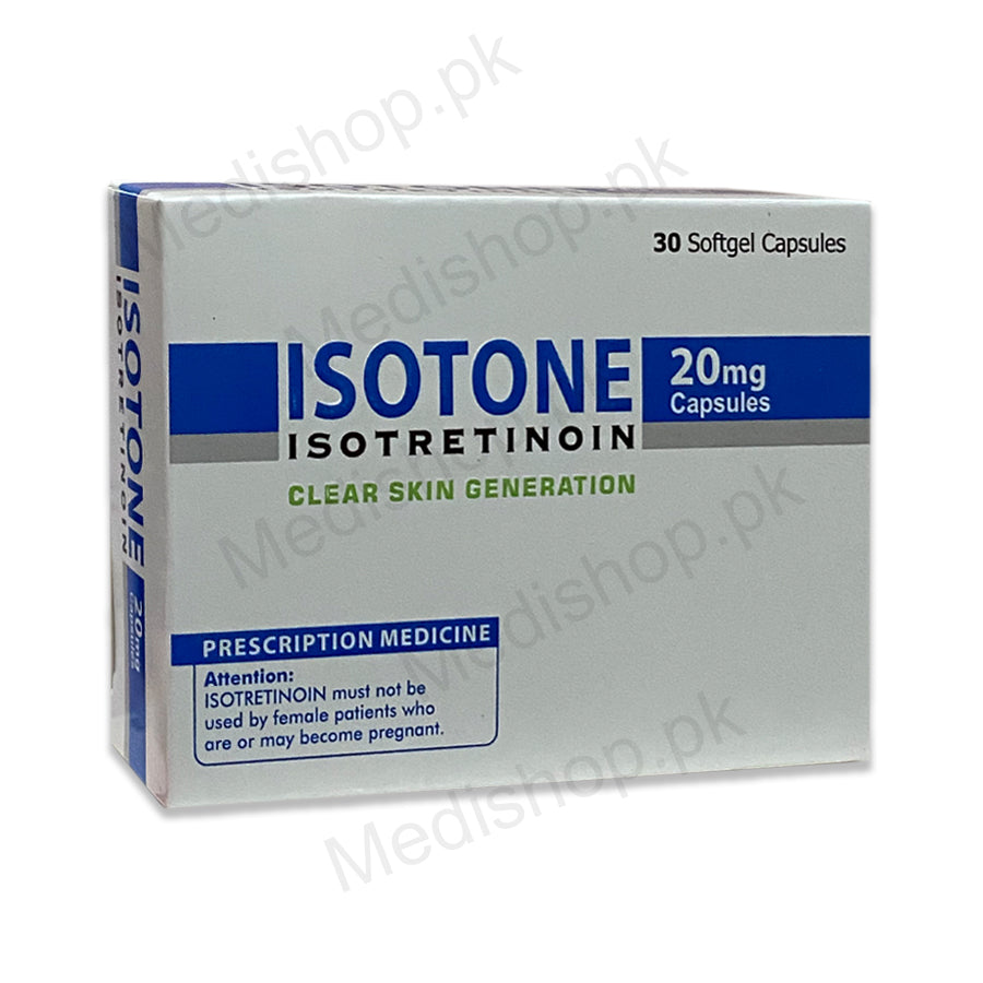 Isotone Softgel Capsules 20mg Medishoppk 8435