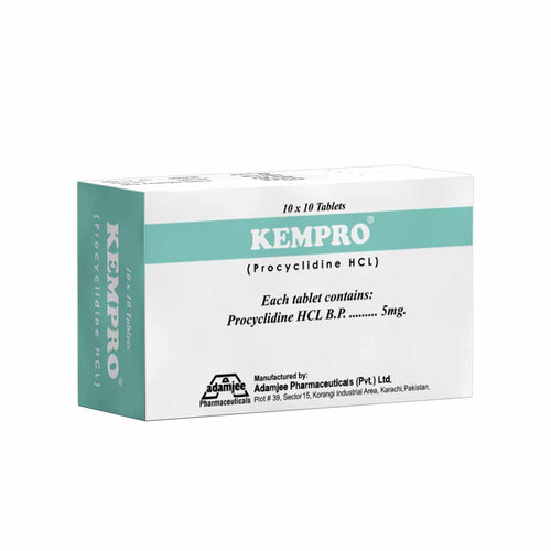 Kempro Tablet 5mg Procylidine HCL  Adamjee Pharmaceuticals