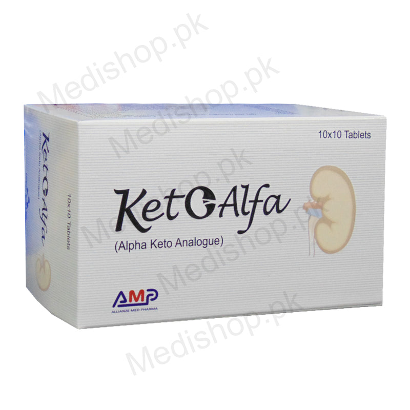   Ketoalfa Alpha keto analogue tablets Genome pharma