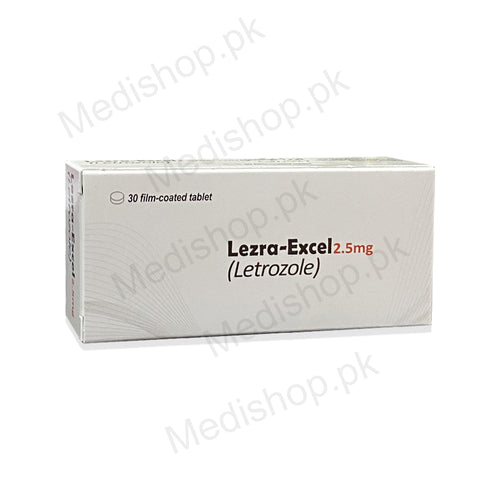    Lezra Excel 2.5mg Letrozole excel healthcare