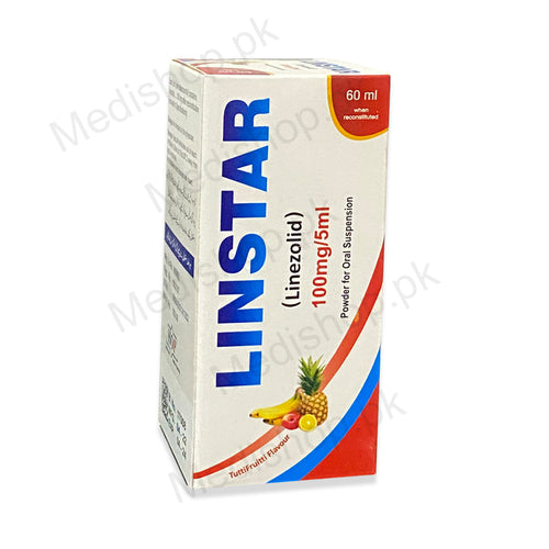 Linstar Suspension 100mg/5ml 60ml  linezolid