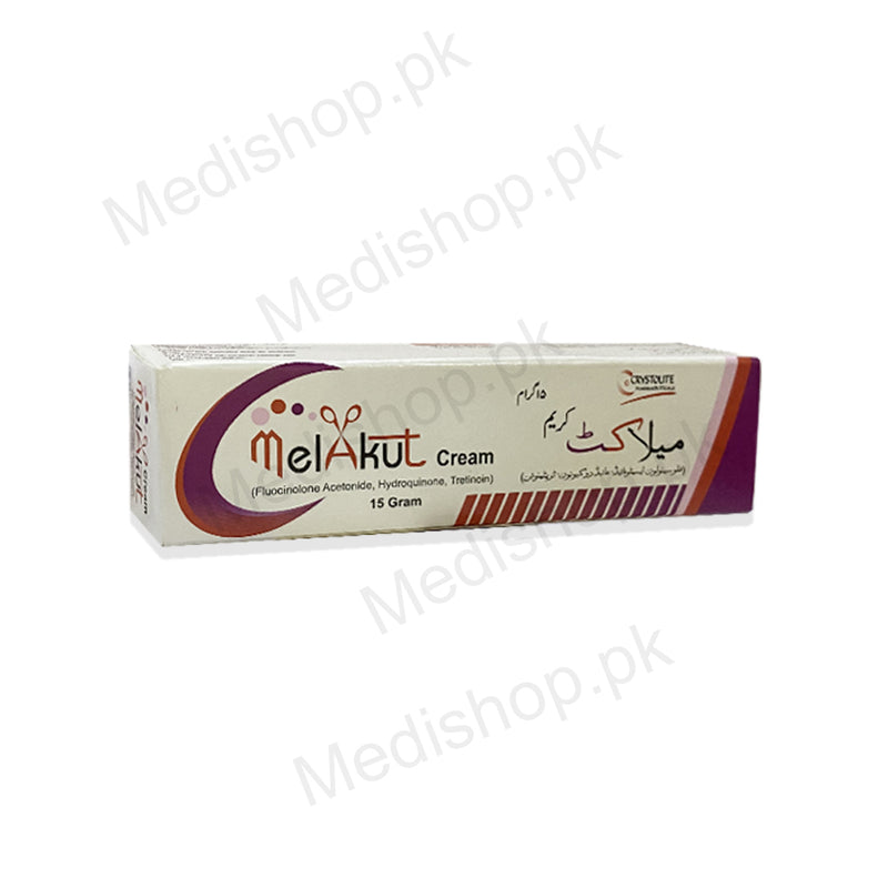 Melakut cream skincare treatment crystolite