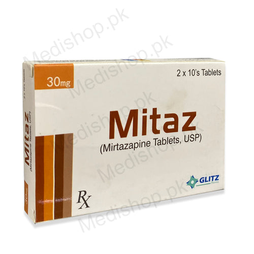 Mitaz Tablets 30mg mirtazapine glitz pharma