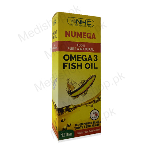  Numega omega-3 fish oil natural NHC nutrix health care 120ml