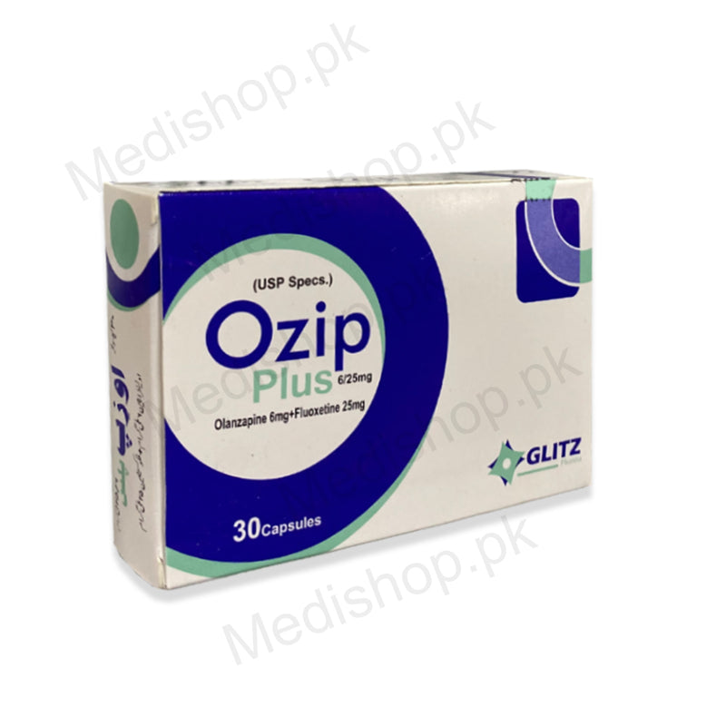 Ozip Plus 6/25mg tablets olazapine + fluoxetine glitz pharma