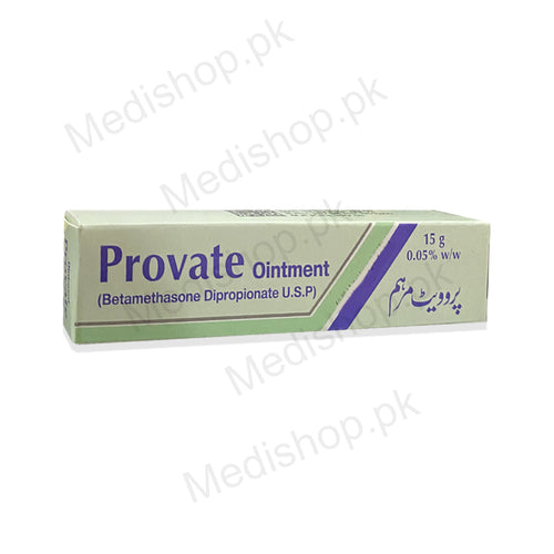 Provate ointment 0.05% betamethasone dipropionate saffron pharm 15g