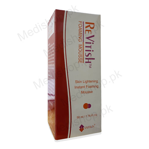 Revitish foaming mousse skin lightening intstant foaming mousse skin care safrin