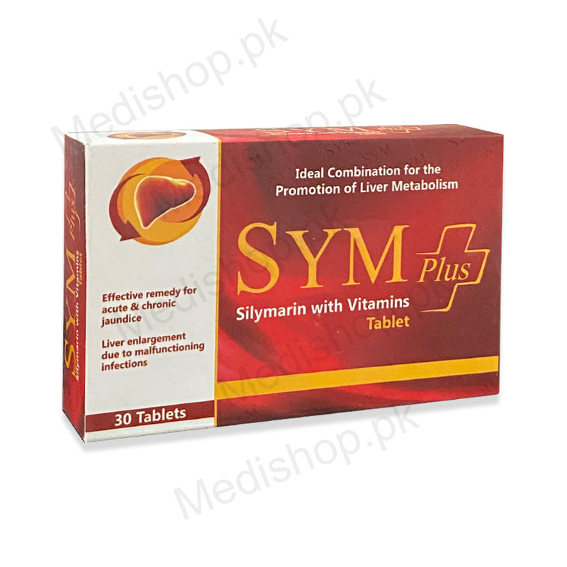 SYM Plus Tablets vitamin silymarin liver metabolism 