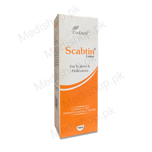 Scabtin Lotion 70ml scabies scabies cosderm