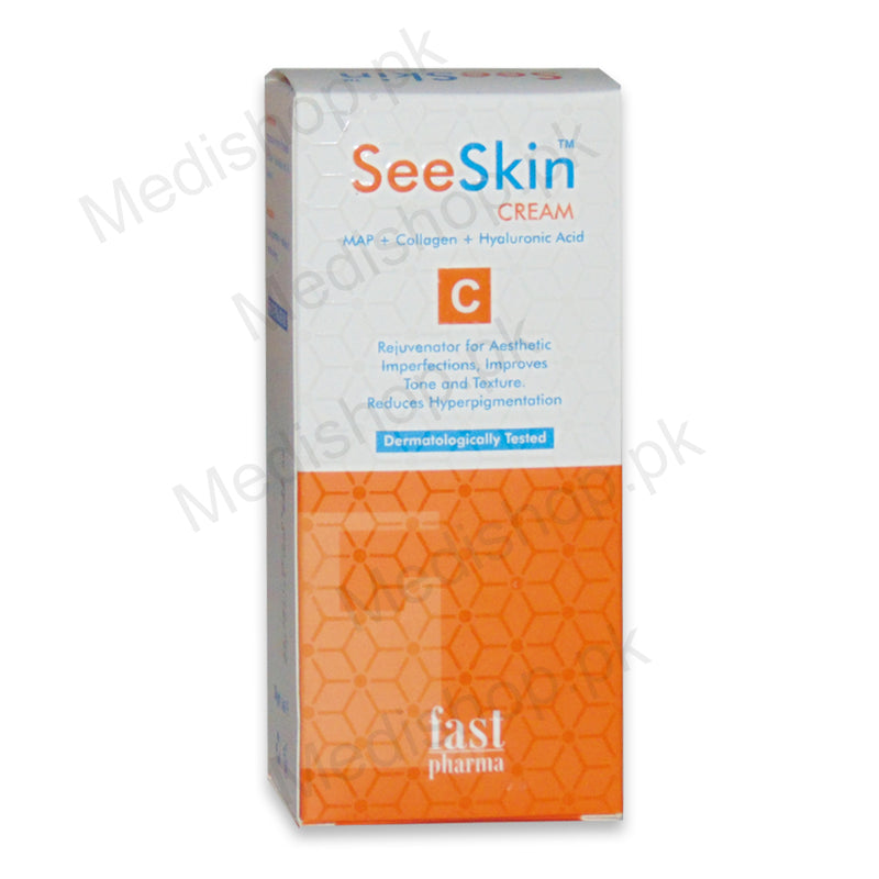 SeeSkin Cream MAP+Collagen+Hyaluranic Acid Fast pharma Reduces hyperpigmentation skin care product