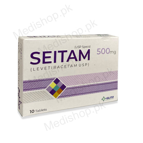    Seitam 500mg tablet levetiracetam USP glitz pharma