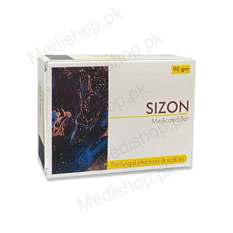    Sizon medicated bar 90gm anti fungal scabies skincare wisdom therapeutics