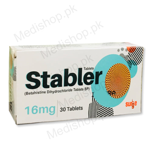 Stabler tablets 16mg betahistine dihydrochloride surge laboratories