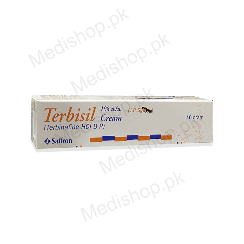 Terbisil cream 1% terbinafine hcl saffron pharmaceuticals