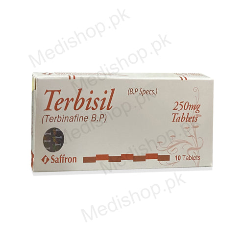 Terbisil terbinafine 250mg tablets saffron pharma