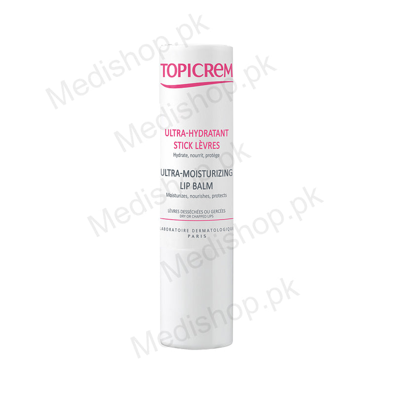 Topicrem ultra hydratant stick levers moisturizing Lip 4gram care