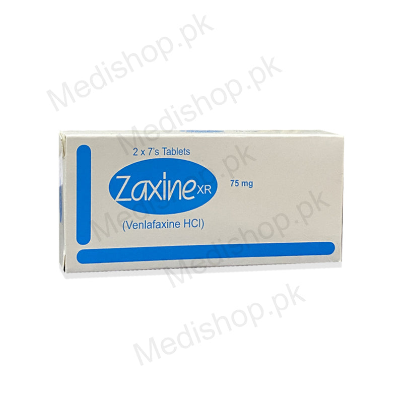 Zaxine XR 75mg tablets venlafaxine HCL A'raf pharma