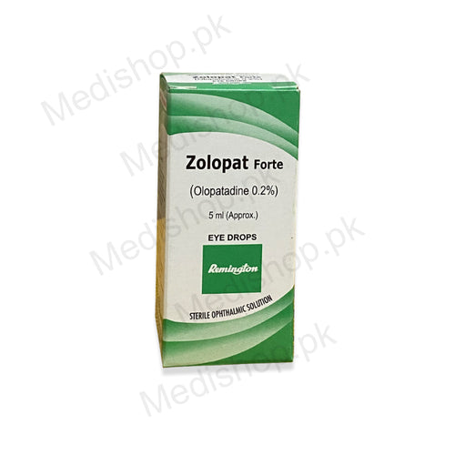 Zolopat Forte Olopatadine 0.2% eye drops 5ml Remington Pharma