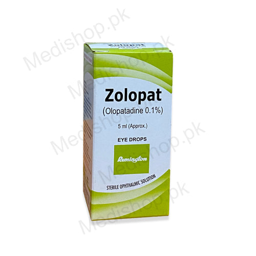 Zolopat Eye Drops 5ml olopatadine 0.1% remington pharma eyecare treatment