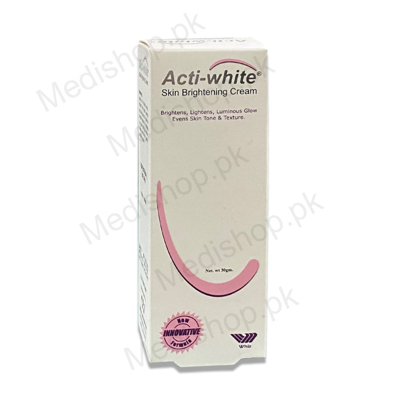 acti white skin whitening cream whiz pharma