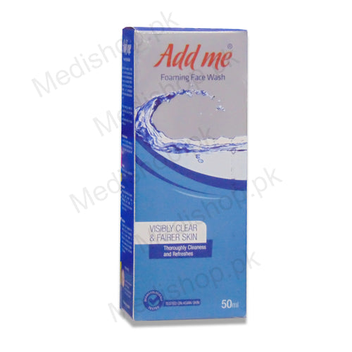 add me foaming face wash 50ml capex pharma