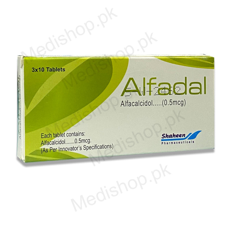    alfadal alfacalcidol 0.5mcg tablets shaheen pharma 