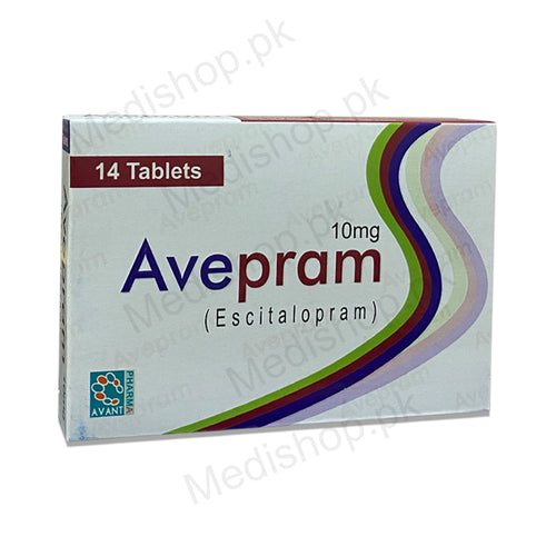 Avepram Tablets 10mg escitalopram avant pharma