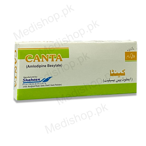     canta 5mg tablets amlodipine shaheen pharma