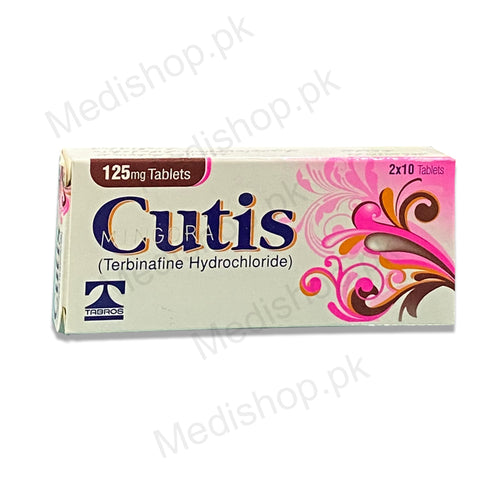 cutis 125mg-tablets terbinafine hydrichloride tabros pharma