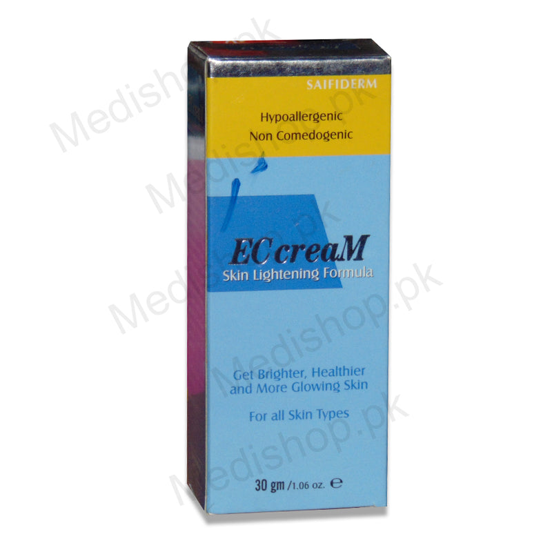    ec-cream skin lightening formula saifiderm pharma