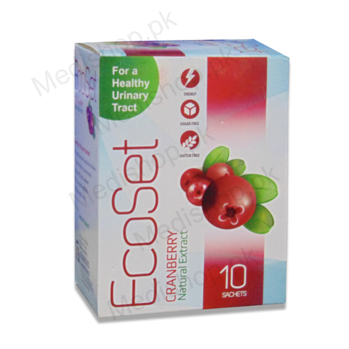 ecoset sachet cranberry natural extract