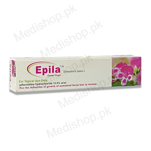     epila cream 15gm eflornithine hydrochloride valor pharma