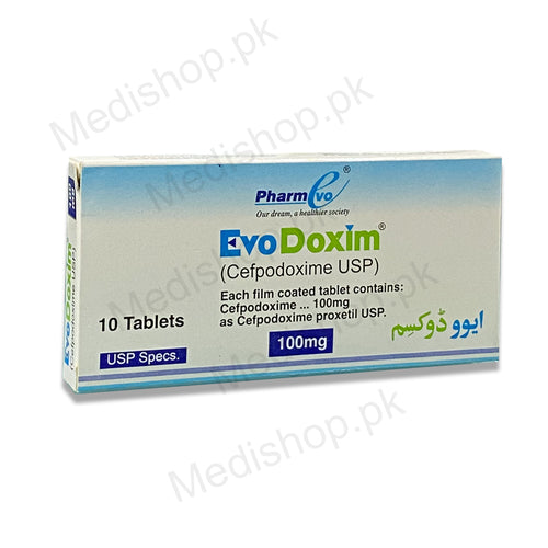 evodoxim 100mg tablets cefpodoxime pharmevo pharma