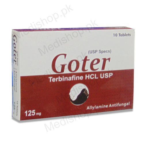 goter 125mg tablets terbinafine glitz pharma