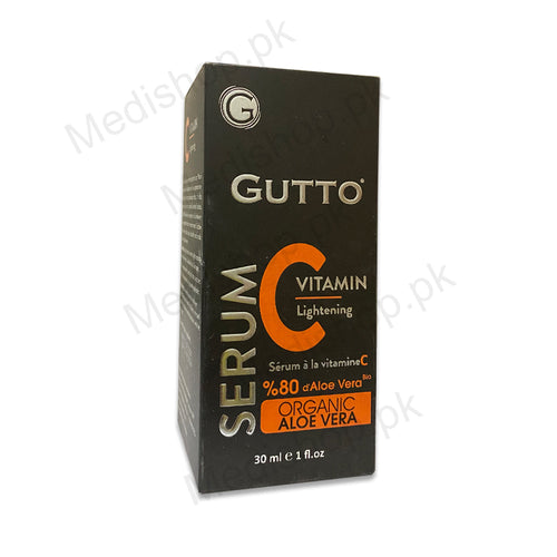 Gutto Vitamin C Lightening Serum 30ml oragnic aloe vera