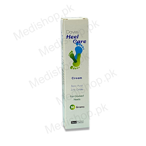 heel care cream boric acid zinx oxide daviss pharma