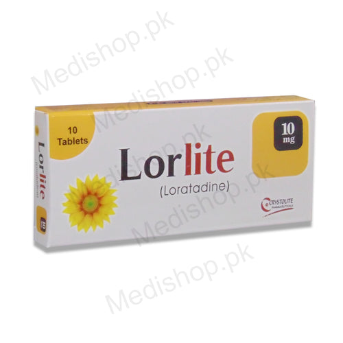 lorlite 10mg tablets lorotadine crystolite pharma