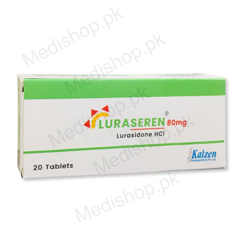 luraseren 80mg lurasidone hcl tablets kaizen PHARMA