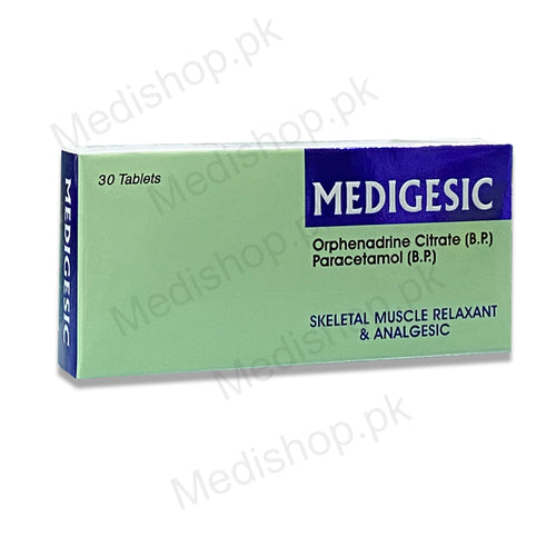 medigesic tablets orphenadrine citrate paracetamol washire laboratories