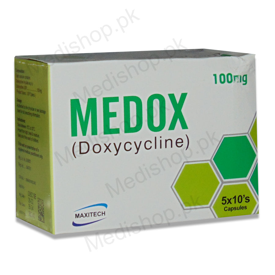 Medox 100mg Capsule – Medishop.pk