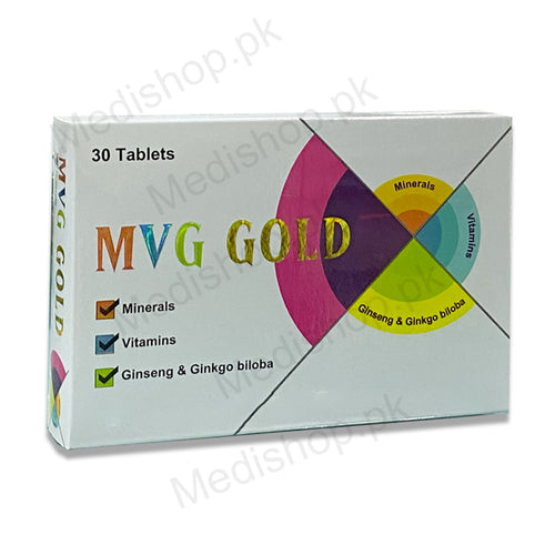 mvg gold tablets minerals vitamins ginseng ginkgo biloba