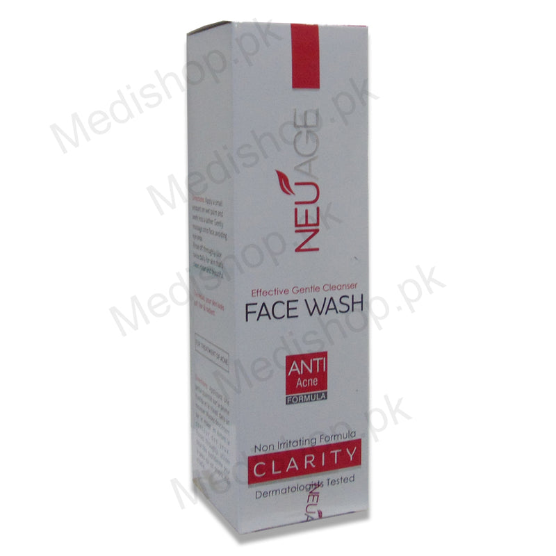 neuage anti acne face wash derma techno pakistan