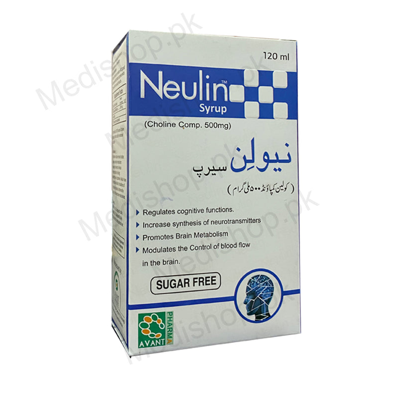     neulin 500mg syrup choline avant pharma