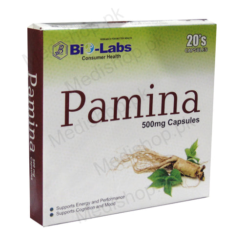 pamina 500mg capsule bio labs