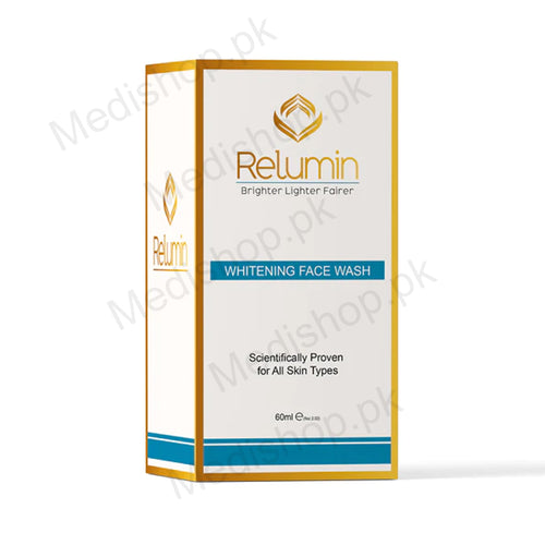 relumin whitening face wash