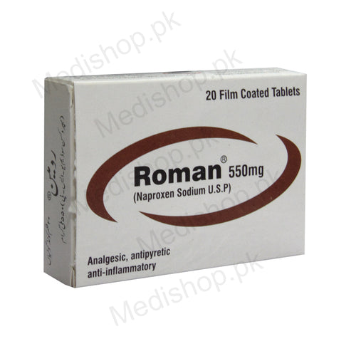     roman 550mg tablet naproxen mega pharma