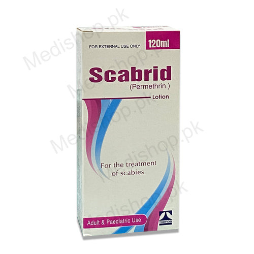 scabrid lotion 120ml permithrin tabros pharma