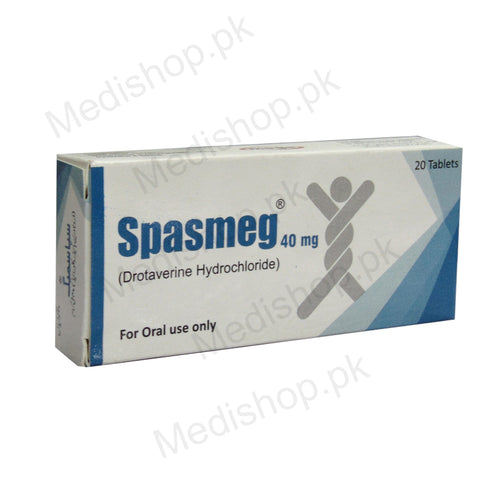 spasmeg 40mg tablet drotaverine hydrochloride